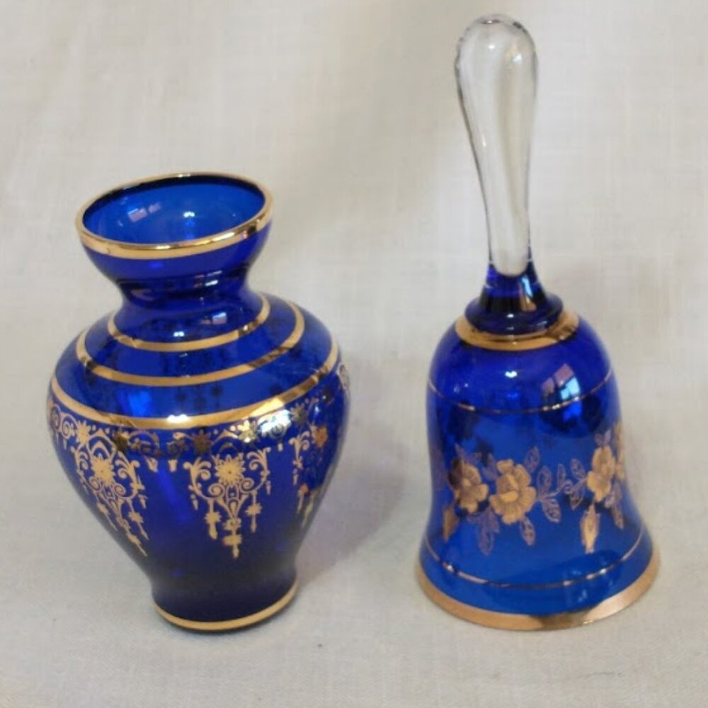 BELL and VASE - Cobalt Blue BELL and VASE – BUNDLE items